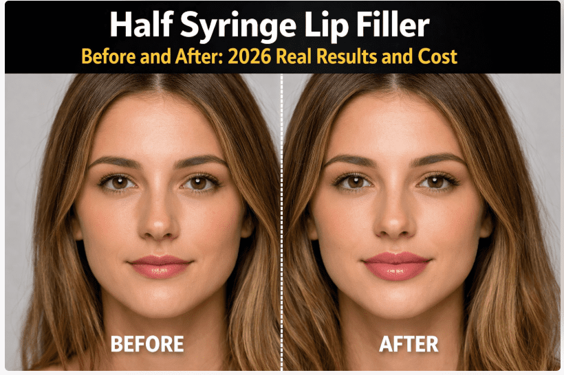 Half Syringe Lip Filler Before and After: 2026 Real Results, Cost & What to Expect