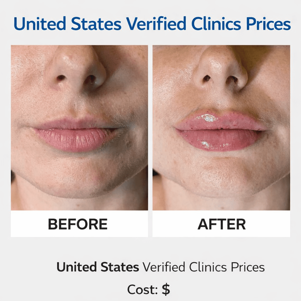 How Much is Lip Filler injection: 1ml & 0.5ml Prices