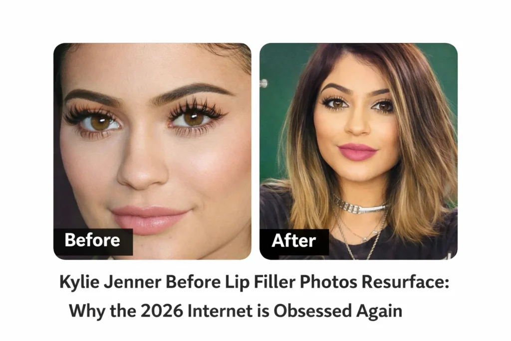 Kylie Jenner Before Lip Filler
