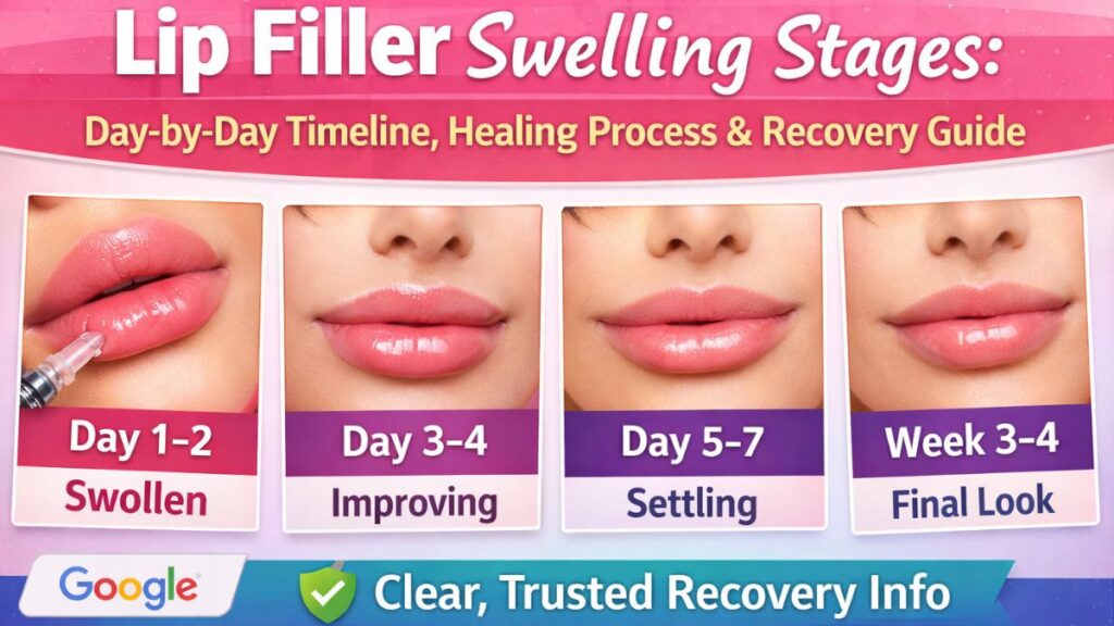 Lip Filler Swelling Stages