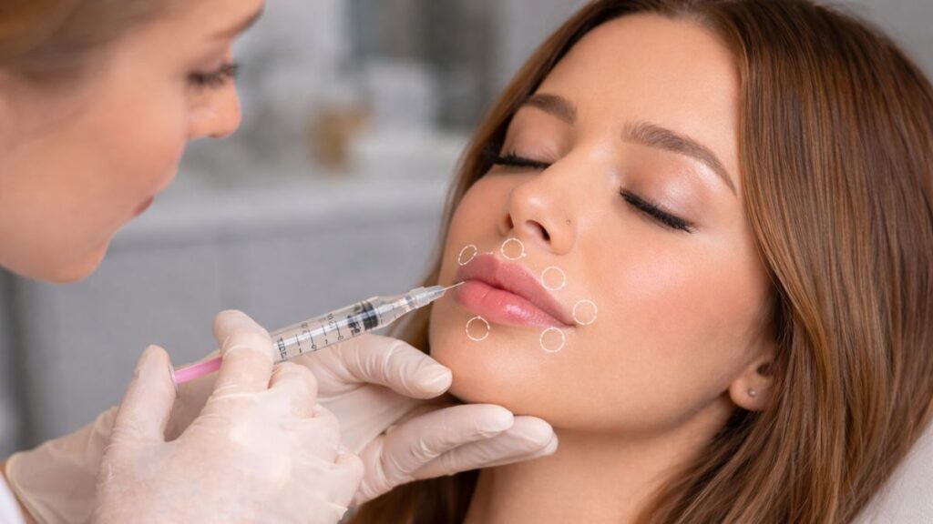 Lip filler injection process explained
