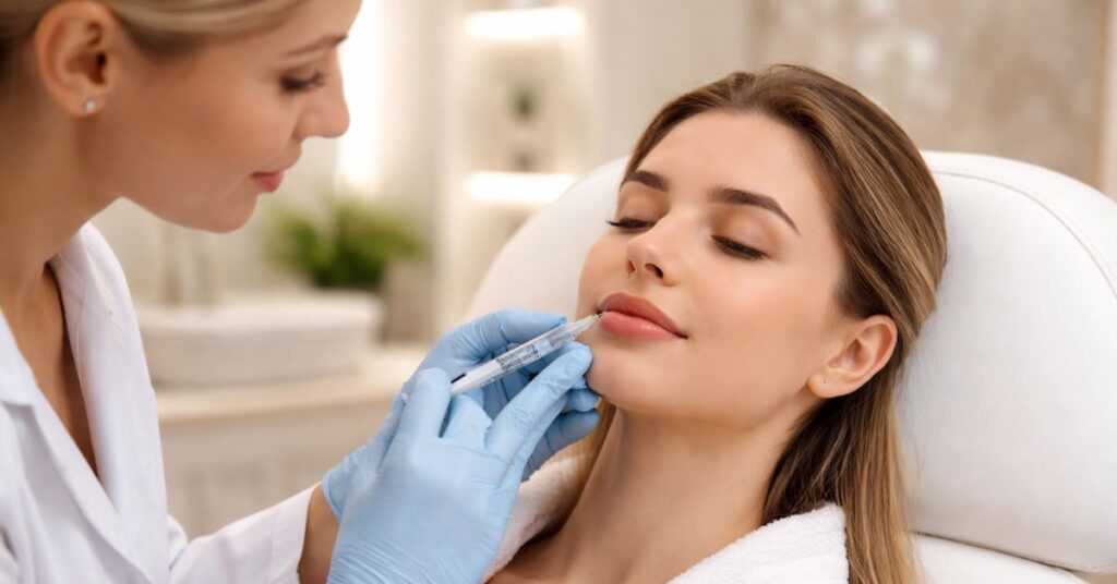 lip filler procedure in san francisco clinic
